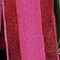 The Ribbon People Bordeaux Red and Pink Striped Organdy Margaritte Craft Ribbon 1" x 60 Yards